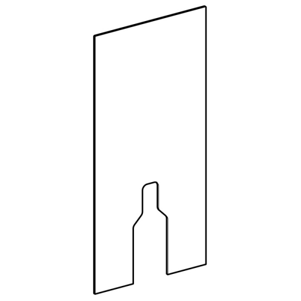 Передняя обшивка для сантехнического модуля Geberit Monolith для напольного унитаза, 101 см: Умбра / Стекло 242.382.SQ.1